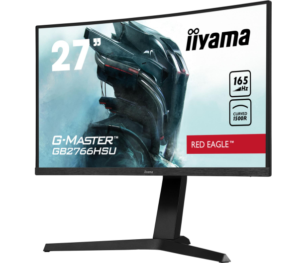 IIYAMA G-Master GB2766HSU-B1 Red Eagle Curved 1080p/165Hz/VA 1ms - 673540 - zdjęcie 3